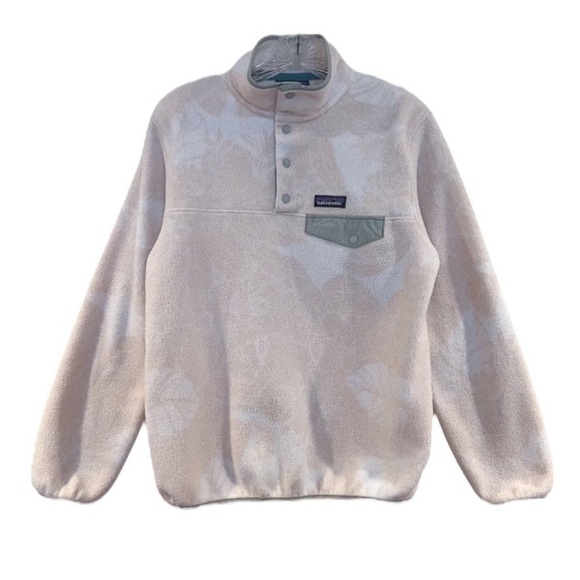 Patagonia Tops - Patagonia Synchilla Cream Fleece Outdoor Casual Snap Button Pullover Small